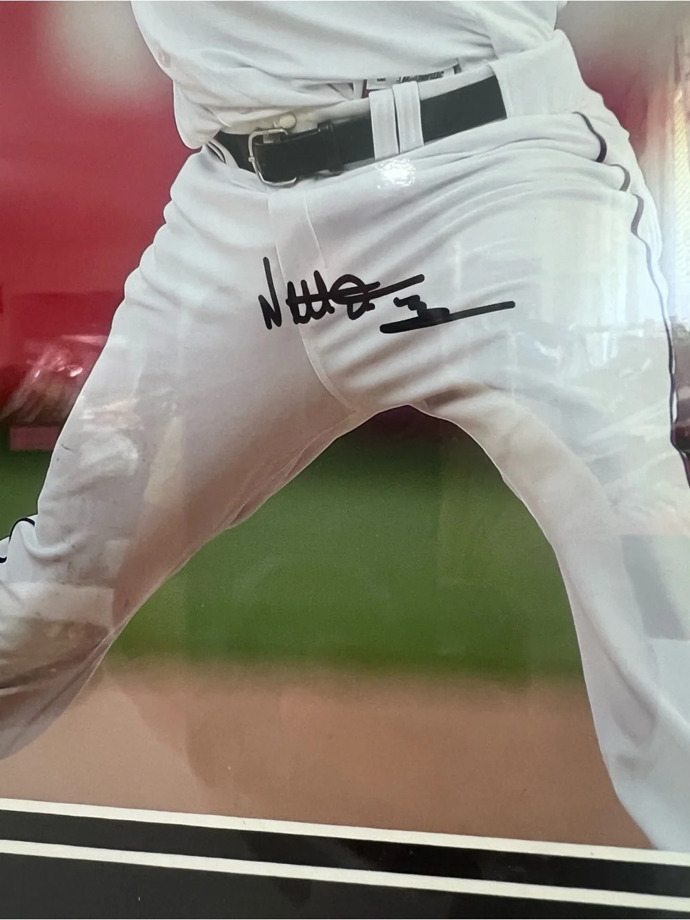 Neftali Feliz Autographed Framed 8x10 Photo Texas Rangers AL ROY COA Field Of Dr